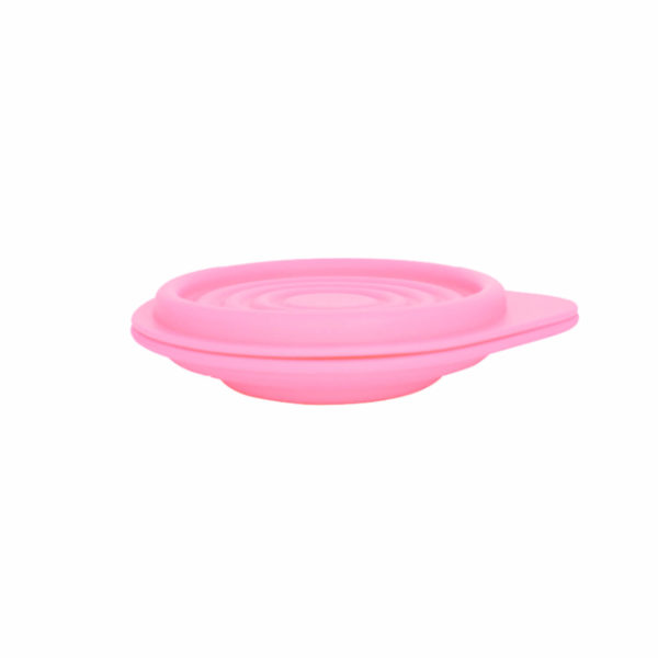 Bowl Plegable con Tapa - Small - Rosado