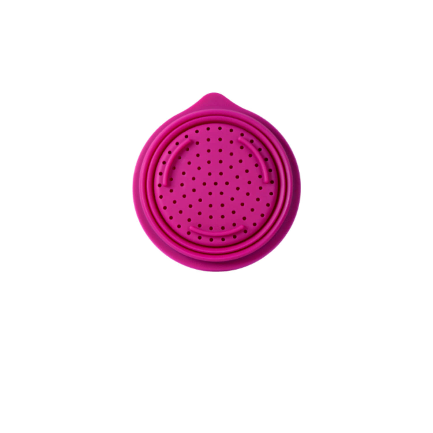 Bowl Plegable para frutas con plato para cortar - Rosado