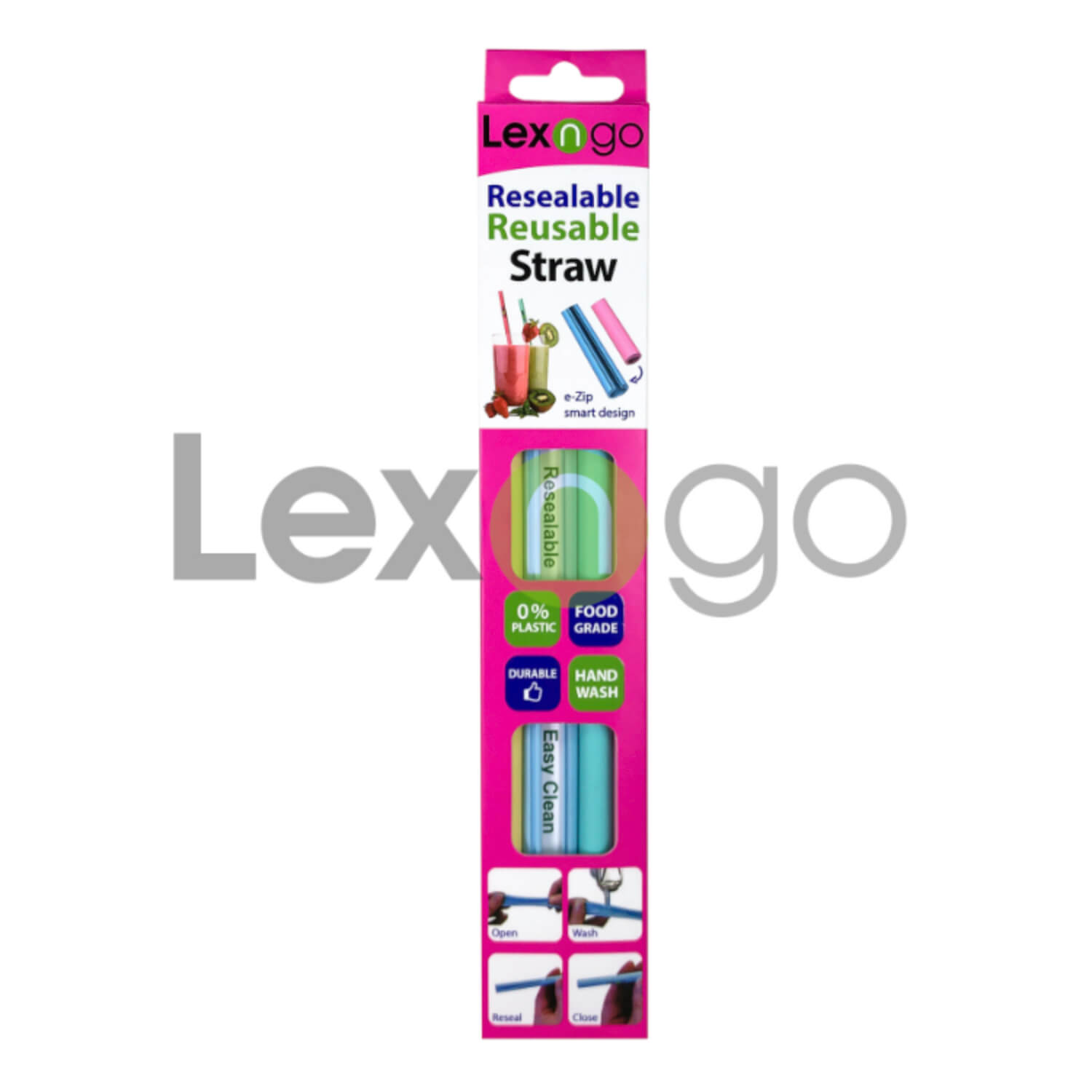 Pack de 4, Sorbetes Reusables