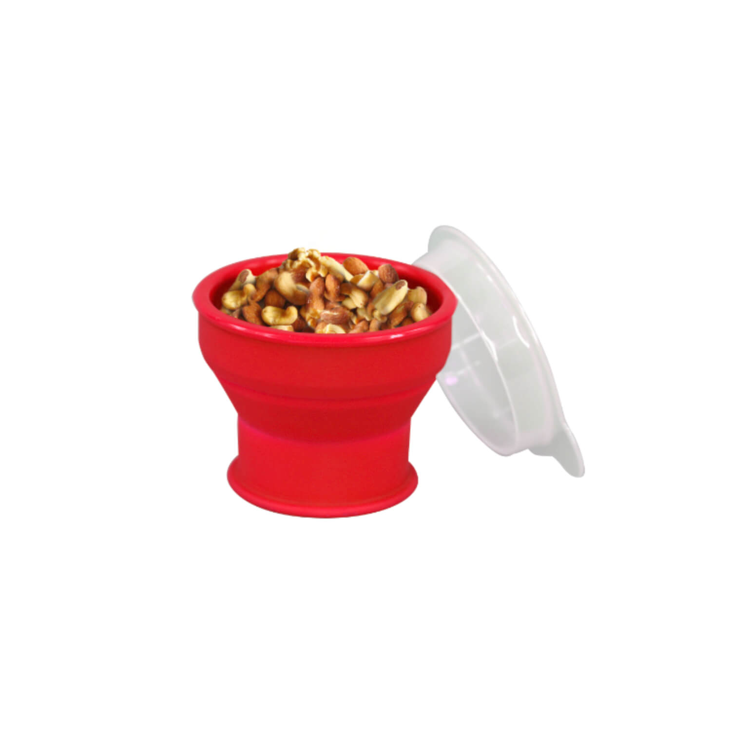 Taper Plegable con Tapa PP - Rojo